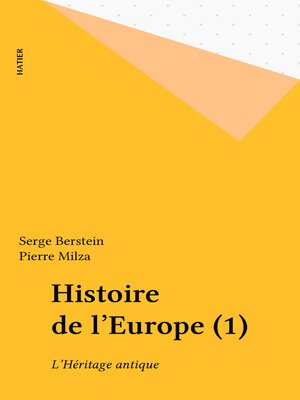 cover image of Histoire de l'Europe (1)